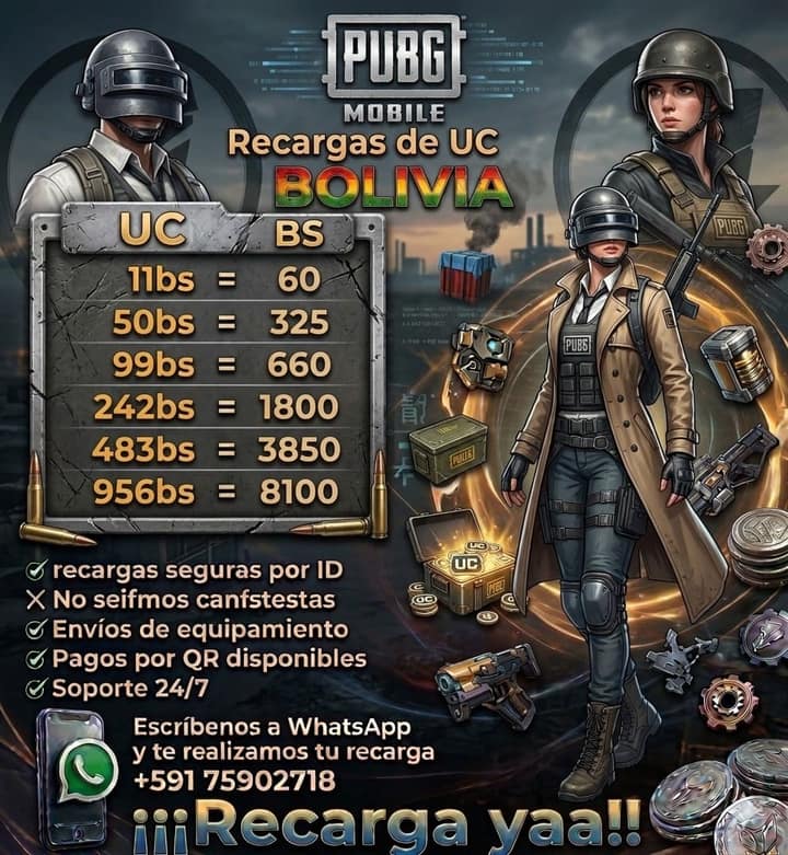 Recargas PUBG Mobile